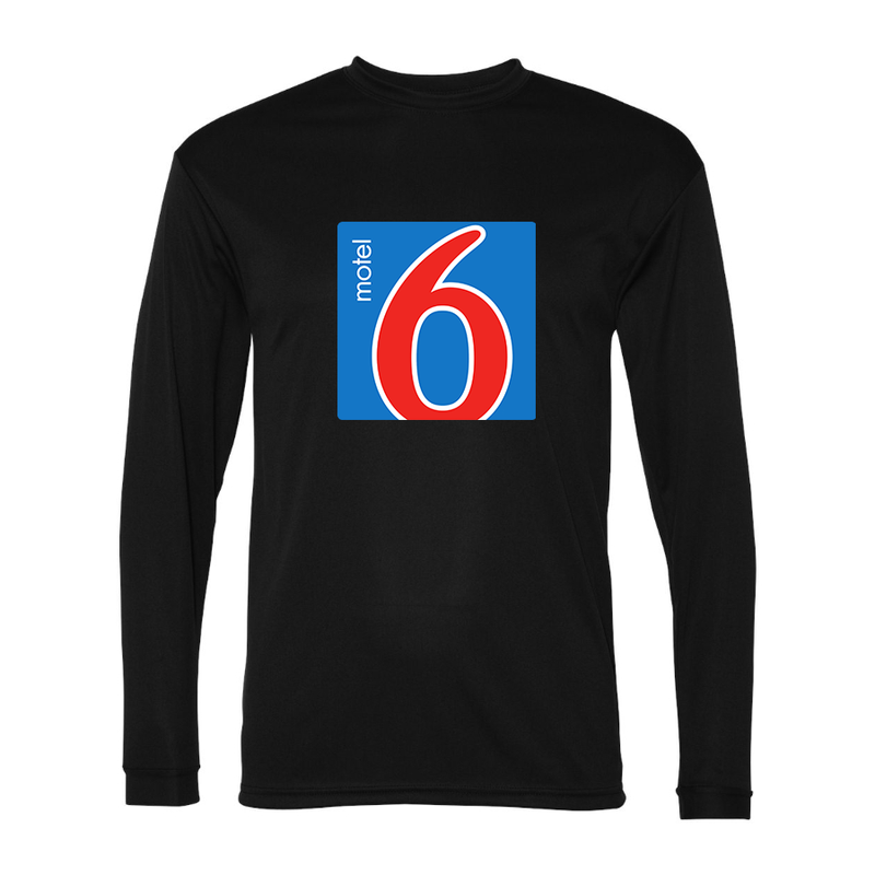 Men's Motel 6 Polyester Long Sleeve T-Shirt