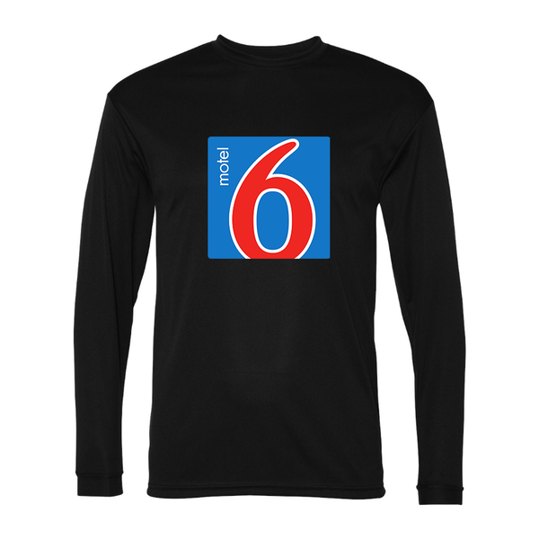 Men's Motel 6 Polyester Long Sleeve T-Shirt