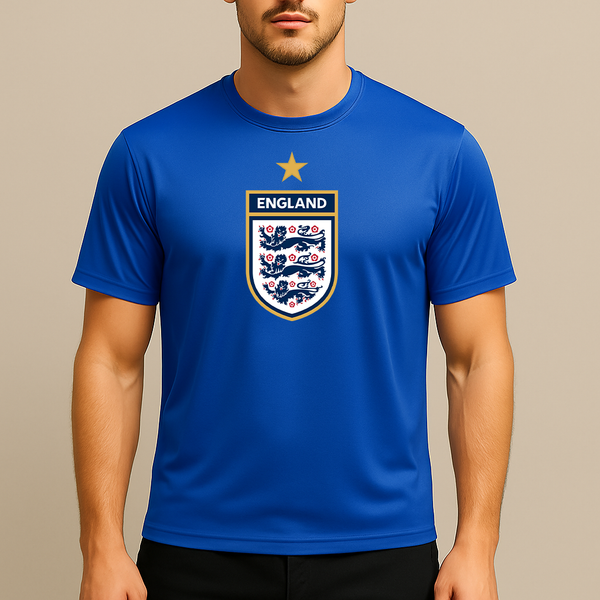 Men's England National Soccer Team Polyester T-Shirt