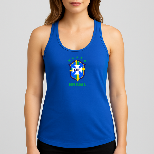 Women's Brasil National Soccer Team Racerback Tank Top