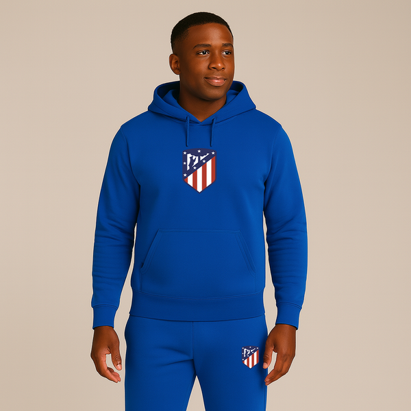 Men's Atletico Madrid FC Logo Hoodie Joggers Set