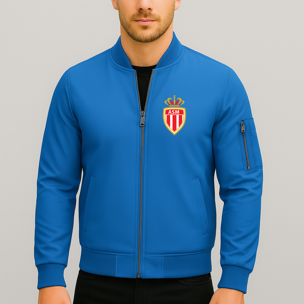 Men's AS Monaco FC Lightweight Bomber Jacket