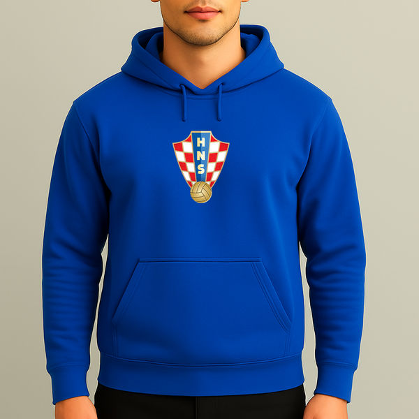 Men's Croatia National Soccer Team Pullover Hoodie