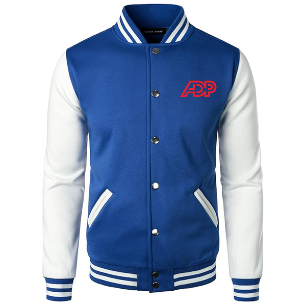 Men's  ADP Varsity Baseball Jacket Cotton Blend Letterman Jackets