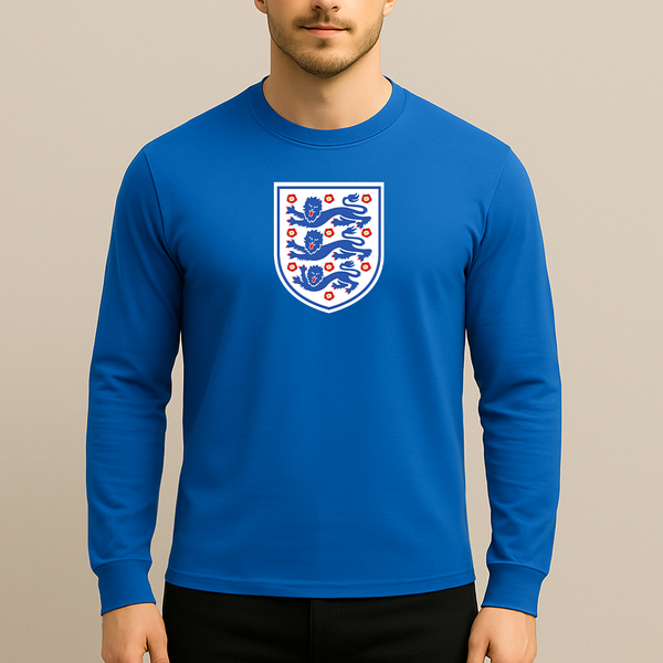 Men's England National Football Team Long Sleeve T-Shirt