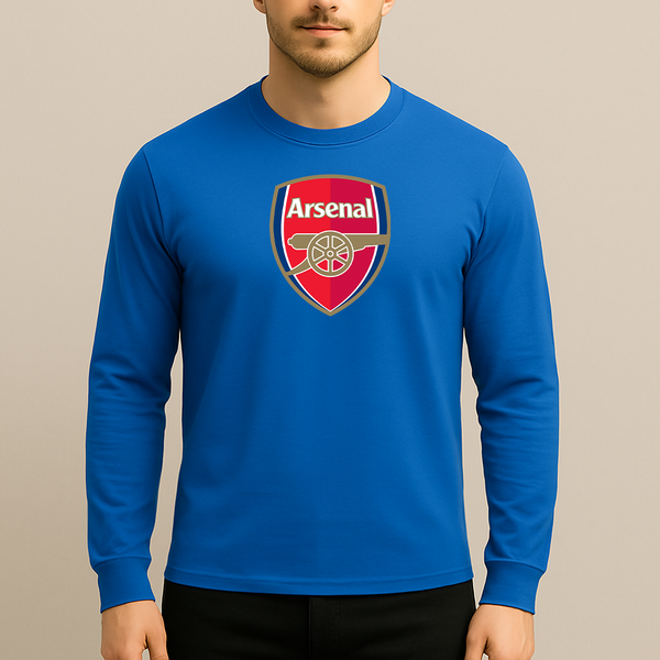 Men's Arsenal Soccer Long Sleeve T-Shirt
