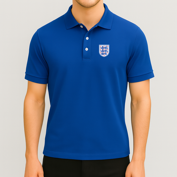 Men's England National Football Team Dry Blend Polo