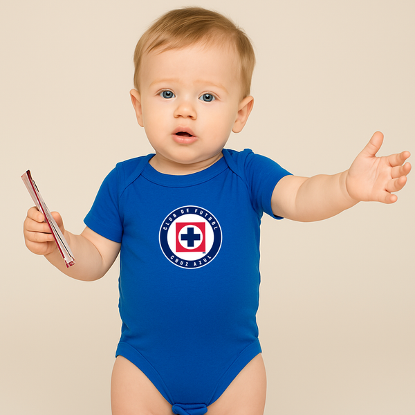 Cruz Azul Football Club Baby Romper Onesie