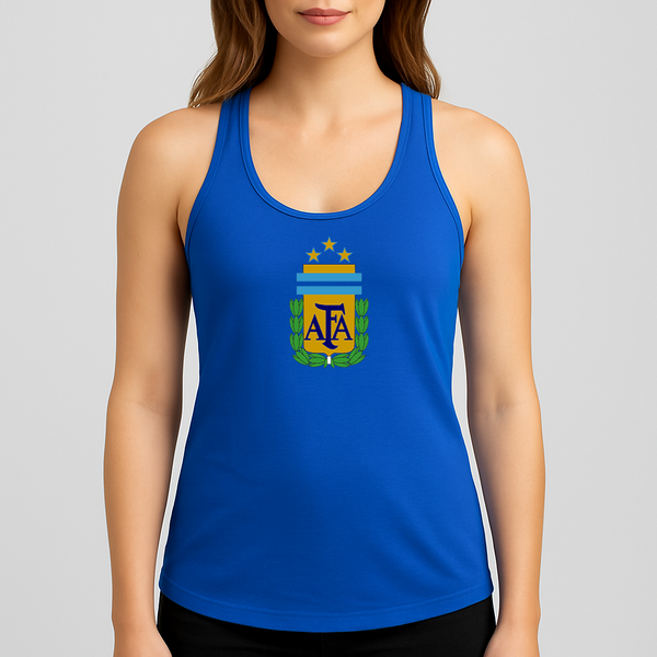 Women's Argentina National Soccer Team Racerback Tank Top