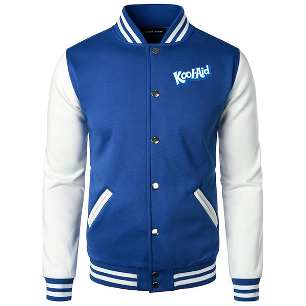 Men's kool-Aid Varsity Baseball Jacket Cotton Blend Letterman Jackets