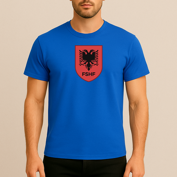 Men's Albania National Soccer Team Cotton T-Shirt