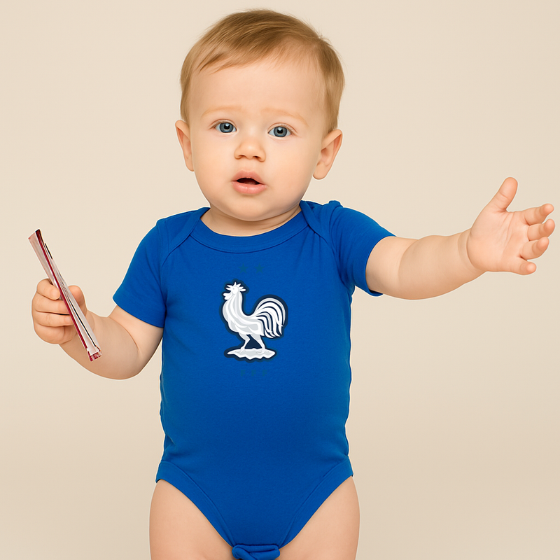 France National Soccer Team Baby Romper Onesie