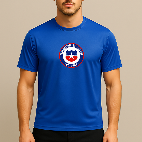 Men's Chile National Soccer Team  Polyester T-Shirt
