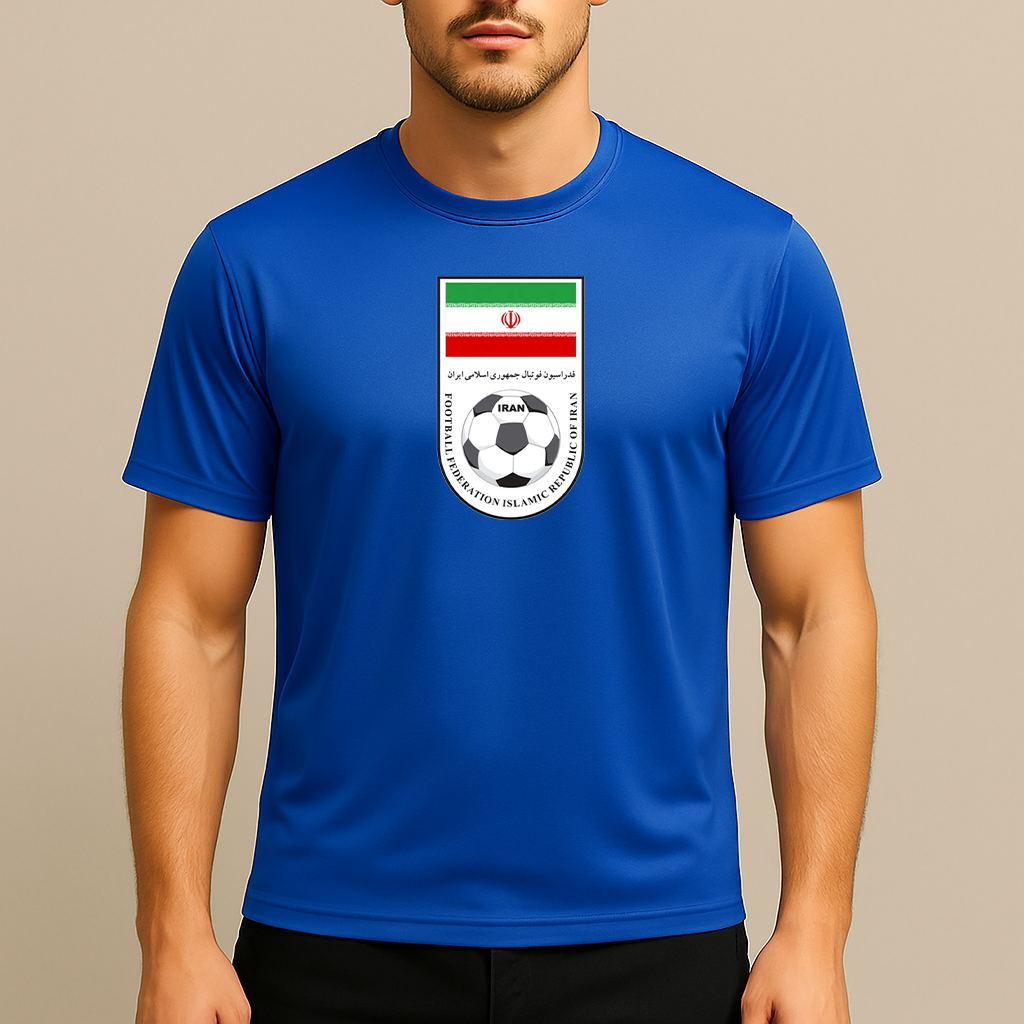 Men's Iran National Soccer Team Polyester T-Shirt