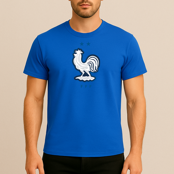 Men's France National Soccer Team Cotton T-Shirt