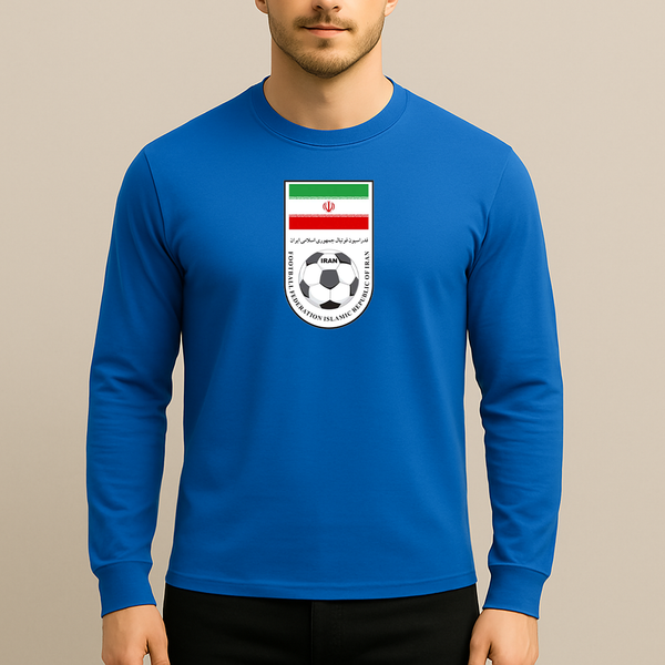 Men's Iran National Soccer Team Long Sleeve T-Shirt