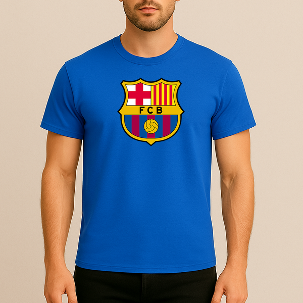 Men's F.C. Barcelona Soccer Cotton T-Shirt