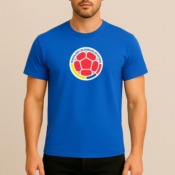 Men's Colombia National Soccer Team Cotton T-Shirt