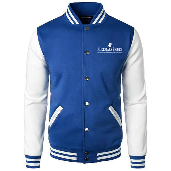 Men's Audemars-Piguet Varsity Baseball Jacket Cotton Blend Letterman Jackets