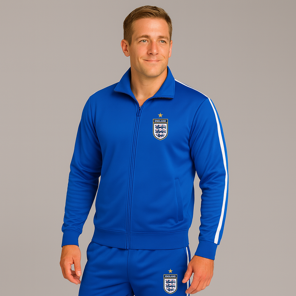 Men's England National Soccer Team Logo Dri-Fit TrackSuit
