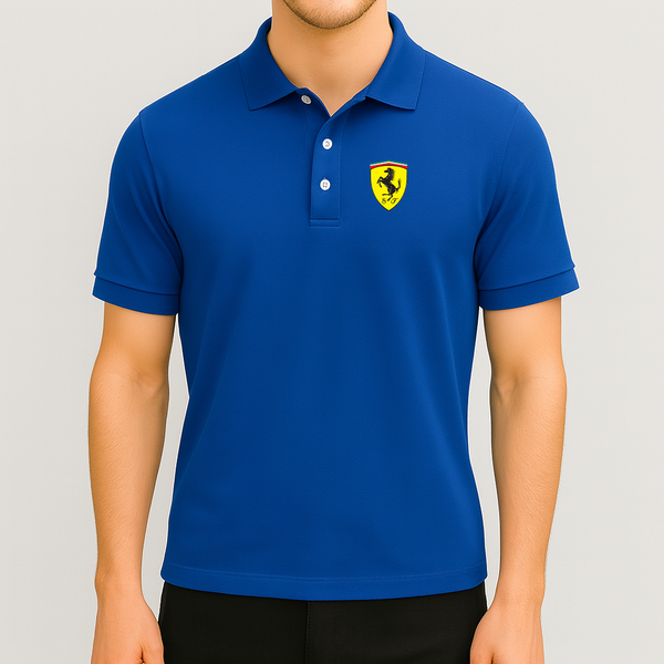 Men’s Ferrari Motorsport Car Dry Blend Polo