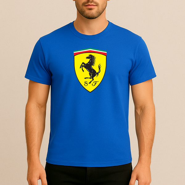 Men’s Ferrari Motorsport Car Cotton T-Shirt