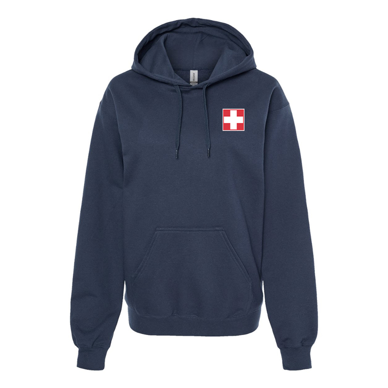 Men's  Switzerland National Football Soccer Team  Pullover Hoodie