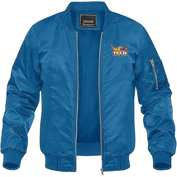 Men's Tennessee Tech Golden Eagles Lightweight Bomber Jacket Windbreaker Softshell Varsity Jacket Coat