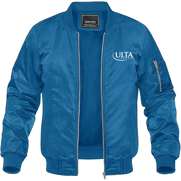 Men's Ulta Beauty  Lightweight Bomber Jacket Windbreaker Softshell Varsity Jacket Coat