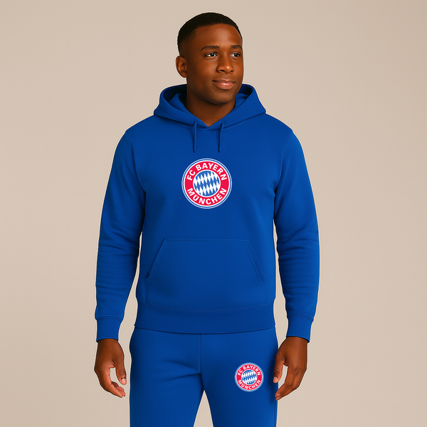 Men's F.C. Bayern Munchen Soccer Logo Hoodie Joggers Set