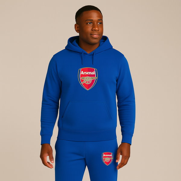 Men's Arsenal Soccer Logo Hoodie Joggers Set