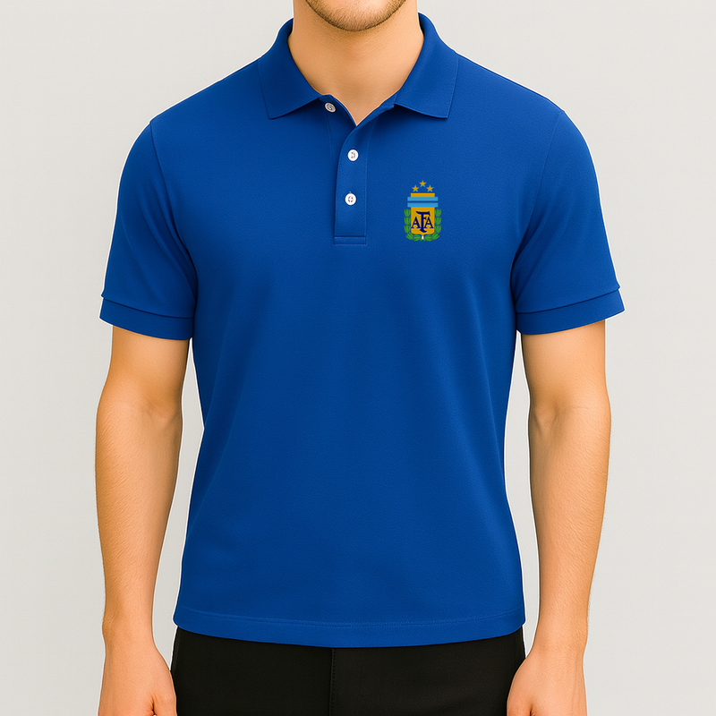 Men's Argentina National Soccer Team Dry Blend Polo