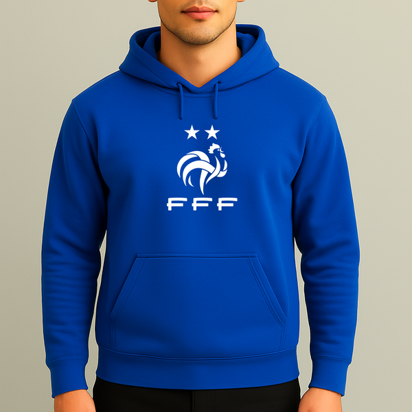 Men's France Soccer Pullover Hoodie