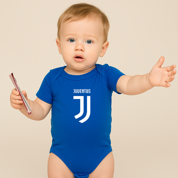 Baby Juventus Soccer Romper Onesie