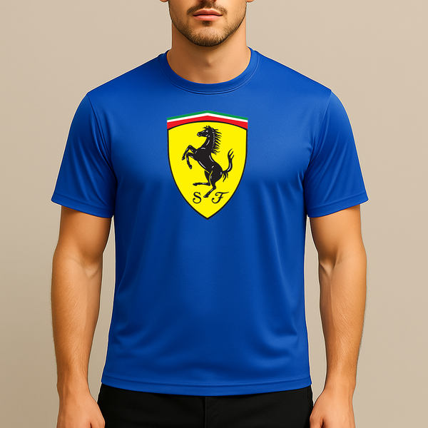 Men’s Ferrari Motorsport Car Polyester T-Shirt