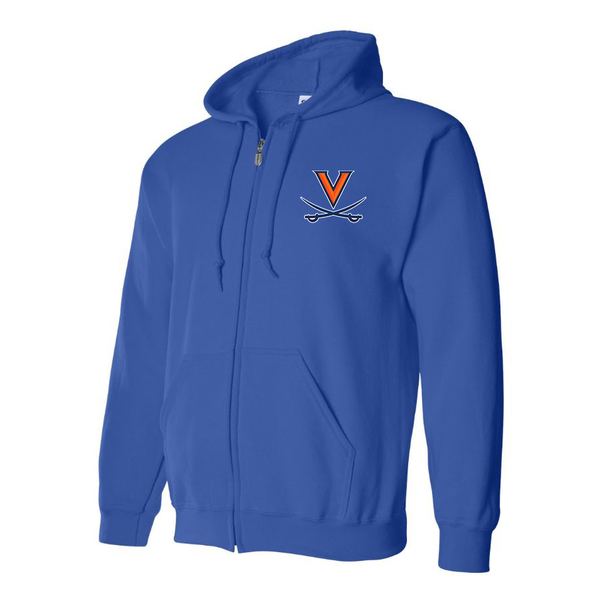 Men's Virginia Cavaliers  Zipper Hoodie