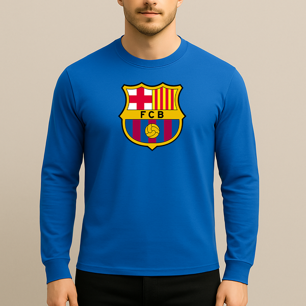 Men's F.C. Barcelona Soccer Long Sleeve T-Shirt