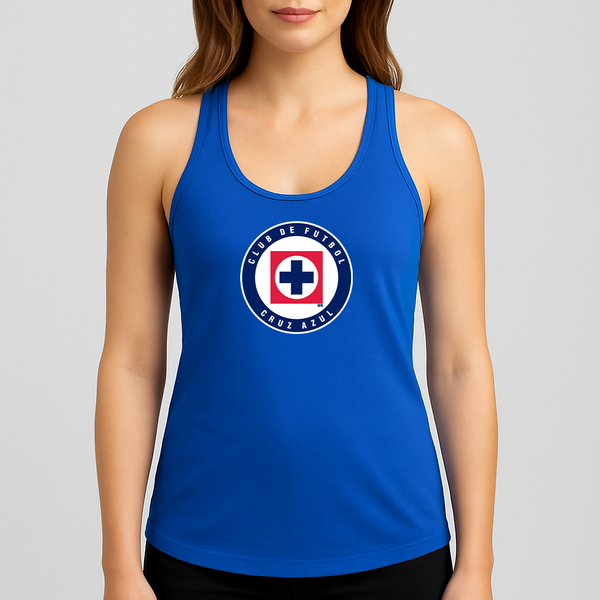Women's Cruz Azul Football Club Racerback Tank Top