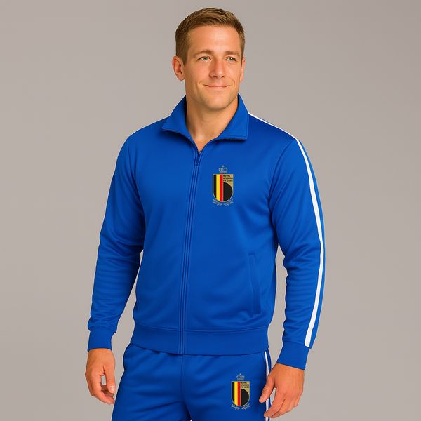Men's Belgium National Soccer Team Logo Dri-Fit TrackSuit