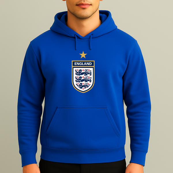 Men's England National Soccer Team Pullover Hoodie
