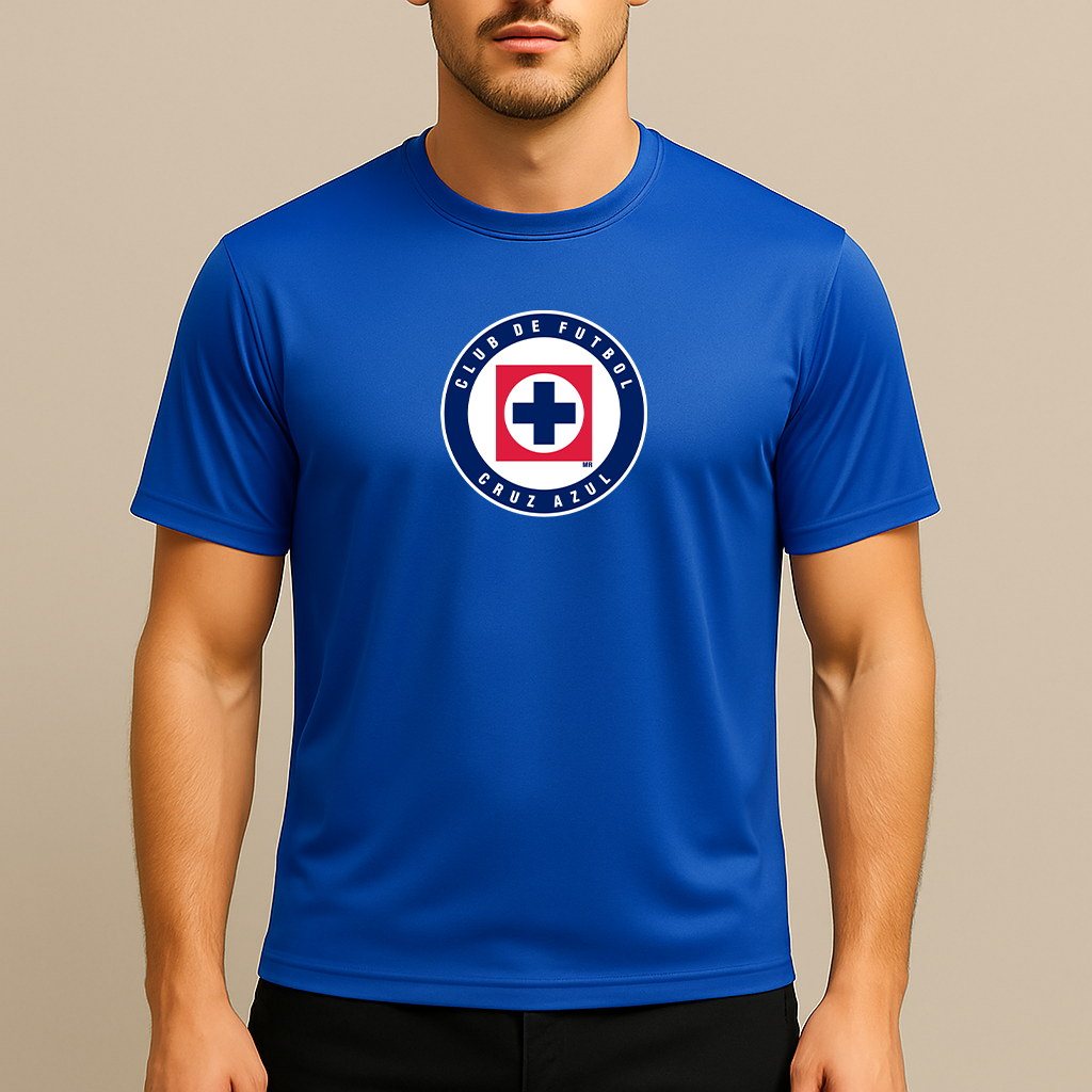Men's Cruz Azul Football Club Polyester T-Shirt