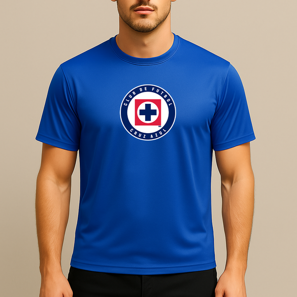 Men's Cruz Azul Football Club Polyester T-Shirt