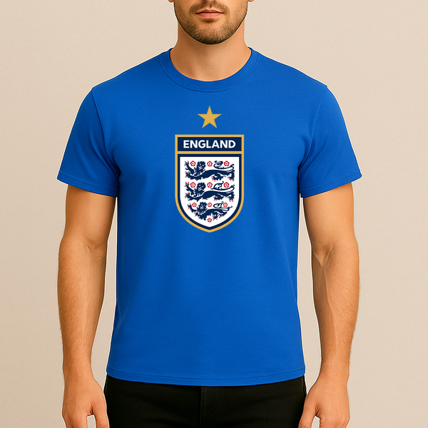 Men's England National Soccer Team Cotton T-Shirt