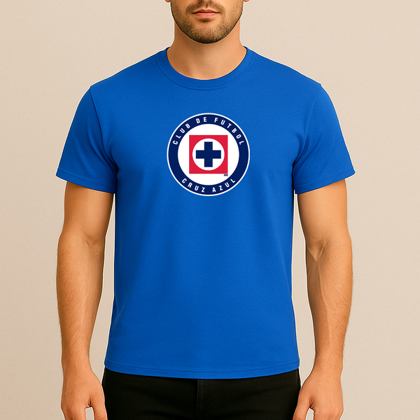 Men's Cruz Azul Football Club Cotton T-Shirt