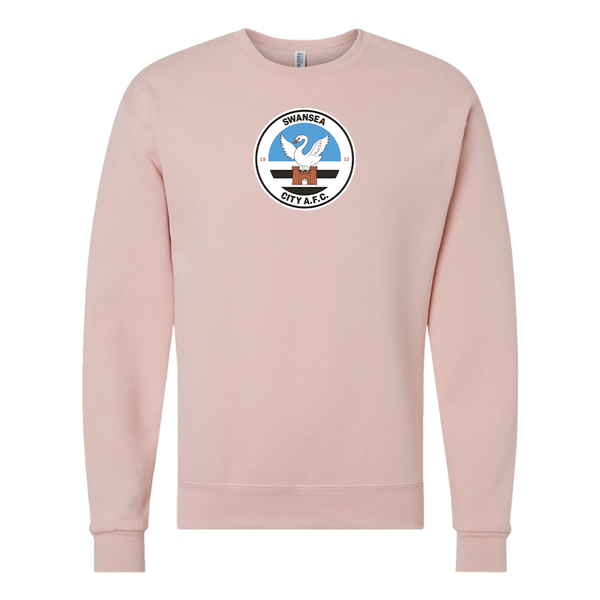 Men's Swansea City Soccer  JERZEES NuBlend Crewneck Sweatshirt