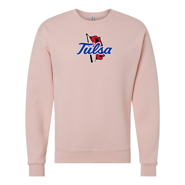 Men's Tulsa Golden Hurricane  JERZEES NuBlend Crewneck Sweatshirt