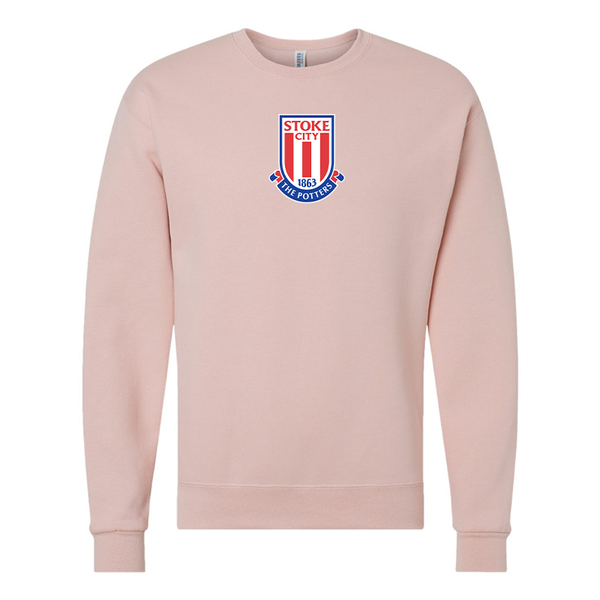 Men's Stoke City Soccer  JERZEES NuBlend Crewneck Sweatshirt