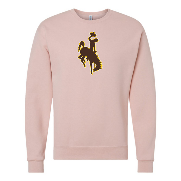 Men's  Wyoming CowboysJERZEES NuBlend Crewneck Sweatshirt