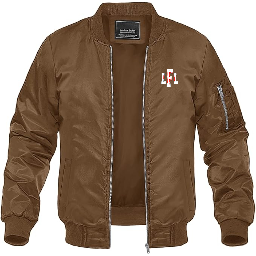 Men's LFL Canada Logo Lightweight Bomber Jacket