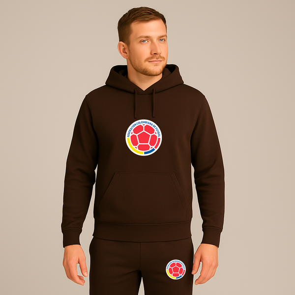 Men's Colombia National Soccer Team Hoodie Joggers Set